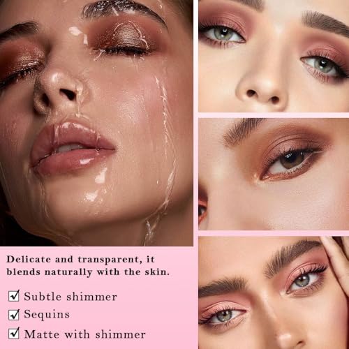 Image of SUAKE Nude Pink Eyeshadow Palette, Matte & Shimmer, High Pigmented 12 Colors Brown Purple Eye Shadow Primers for Eye Makeup, Korean Powder Palet de sombras de ojos (03-Soft Rice)