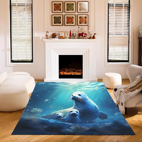 Tapis de salon 160 x 230 cm anti-froid et confortable pour chambre d'enfant - 2