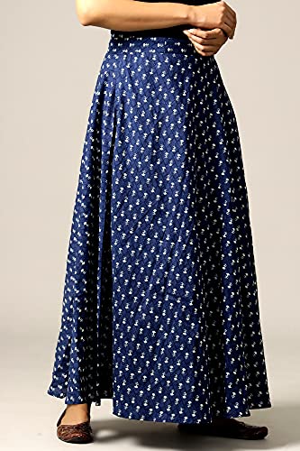 Image of Ravaiyaa - Attitude is everything Cotton Hand Block Floral Printed Wrap Around Women's Free Size Skirt Rapron