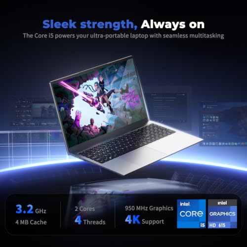 Image of NIAKUN 17.3 inch Gaming Laptop Computer, 16GB RAM 1TB SSD, Core i5-7Y57 | Processor(up to 3.2GHz), Windows 11 Pro, Office 365, for Business and Students, Backlit Keyboard