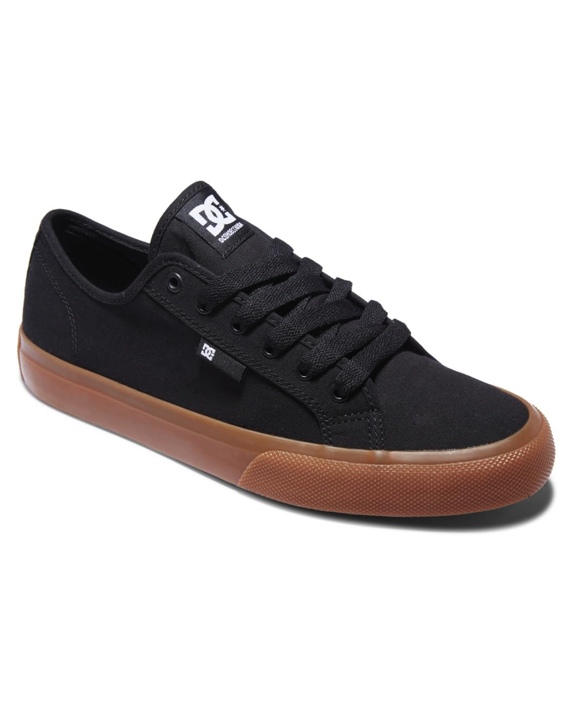 DC Shoes Men's Manual Sneaker, Black Gum, 10.5 UK