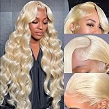 NOELLA 613 Blonde Lace Front Wig Human Hair 30 Inch 210% Density 13x4 Body Wave Lace Front Wigs Human Hair Pre Plucked 613 HD Lace Frontal Human Hair Wigs for Women