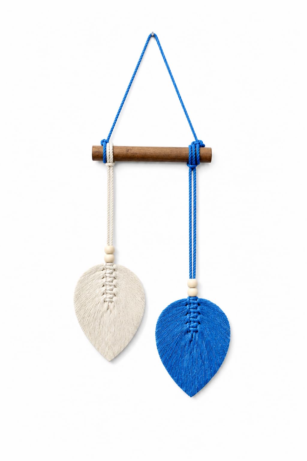 Boho Macrame Wall Hanging - Leaf Decor -18 Boho Macrame Wall Hanging - Leaf Decor -18