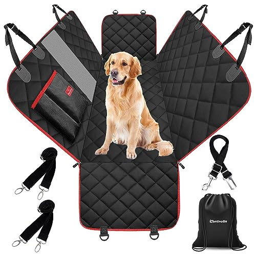 TantivyBo Dog Car Seat Cover, Durable Zipper Design Dog Car Hammock w/Mesh Window, Scratch-Proof & Waterproof – Pet Seat Cover for Cars Back Seat, Dog Seat Cover for Cars, SUVs & Trucks TantivyBo Dog Car Seat Cover, Durable Zipper Design Dog Car Hammock w/Mesh Window, Scratch-Proof & Waterproof – Pet Seat Cover for Cars Back Seat, Dog Seat Cover for Cars, SUVs & Trucks