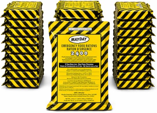 Mayday Emergency Food Bars 2400 Calories 24 Pack