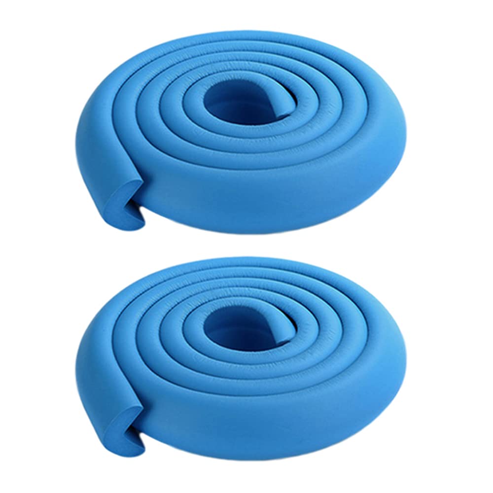 Edge And Corner Protector, 4M L Shape Baby DIY Proofing Guard Coverage Safety Bumper Edge Corners For Child Safety, Furniture Protect (Blue)