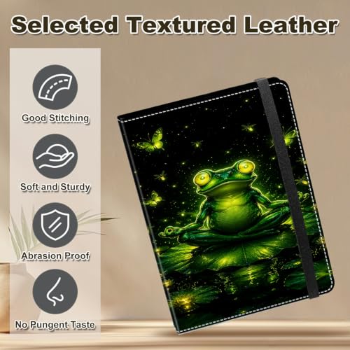 Image of Photo Album 4x6 120 Photos with Strong Elastic Band, Lotus Frog