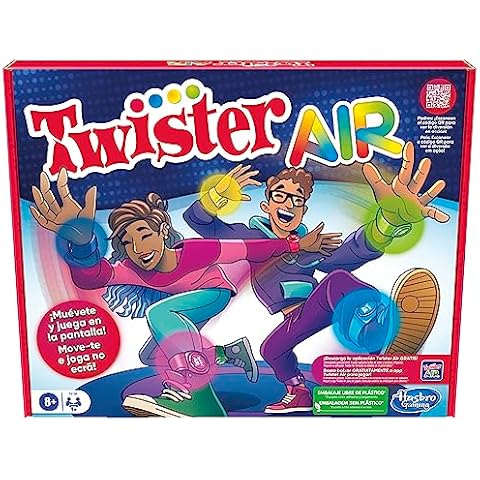 Hasbro Gaming Twister Air Game with App Cover