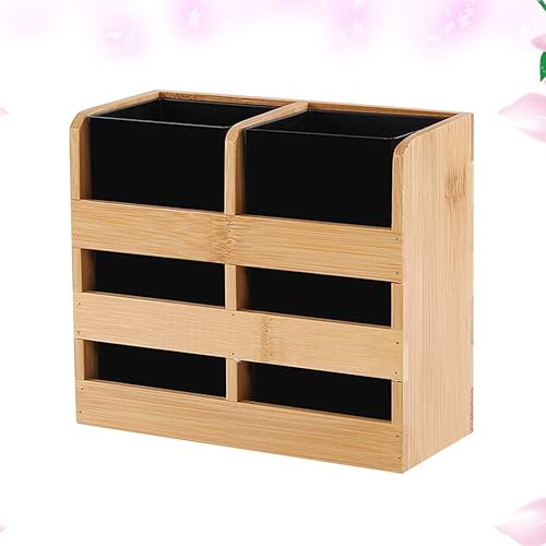 Miniatura 9 de Soporte de bambú para utensilios de cocina, cubertería, utensilios de cocina