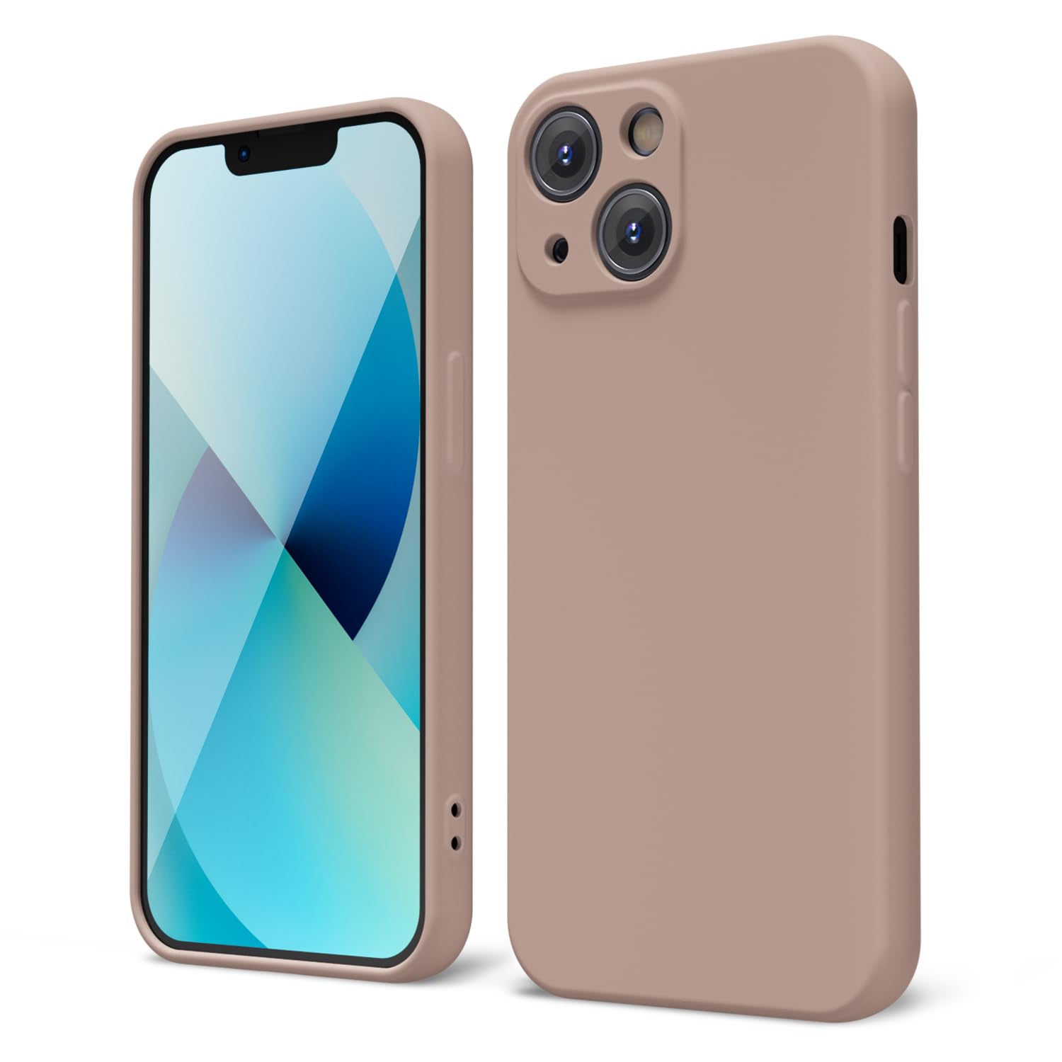 oakxco for iPhone 16 Pro Max Case Liquid Silicone, Soft Rubber Gel Elegant Aesthetic Basic Simple Cover, Cute Thin Slim TPU Matte Solid Color Plain Smooth Case for Women Girl, Light Pink — view 71