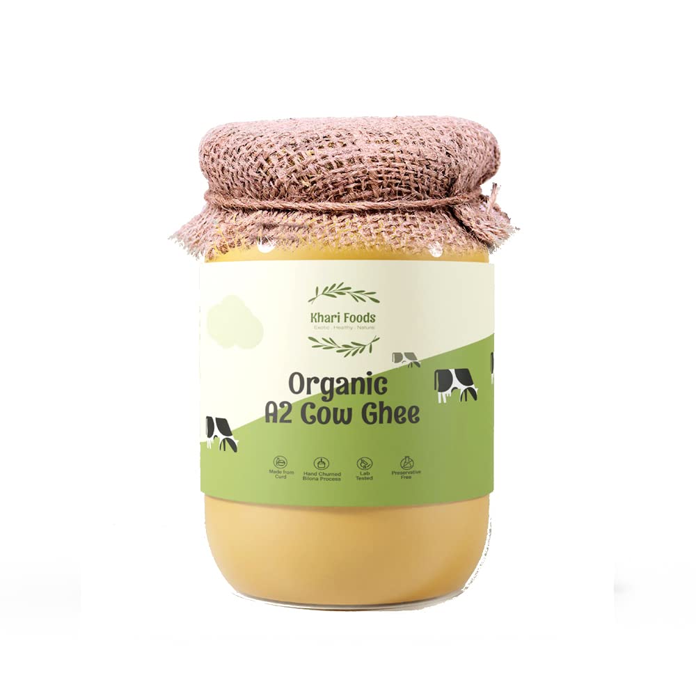 Khari Foods A2 Milk Cultured Cow Ghee | Bilona Hand Churned | Lab Tested, 100% Pure (500ml) (B09TZ28LJ7) Amazon Price History, Amazon Price Tracker