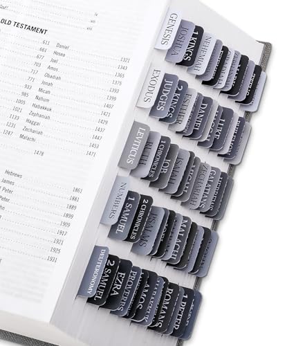 Image of Taja Bible Tabs, 75 Large Print Index Tabs for Women & Men