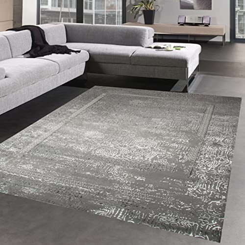 CARPETIA Schlafzimmer Designer-Teppich modern orientalischer Stil • pflegeleicht • glänzend...