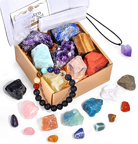 AOOVOO 26 PCS Crystals and Healing Stones, Healing Crystals...