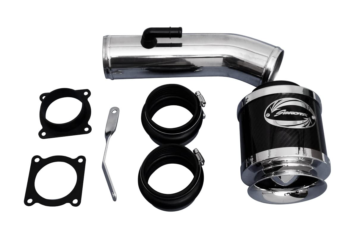 Sport Performance Cold-Air Intake Cold Air Intake Hose System Air Filter Intake Kit E-5420 compatible with Nissan 350Z 3.5 V6 2003- Carbon Charger CBII-202