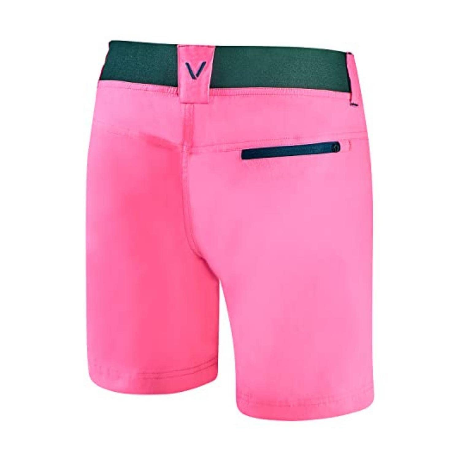 Black Crevice, Pantaloncini Corti da Donna, da Trekking, da Donna, Corti, da Trekking, da Donna, con Elastico in Vita sulla Schiena, Resistenti e Traspiranti