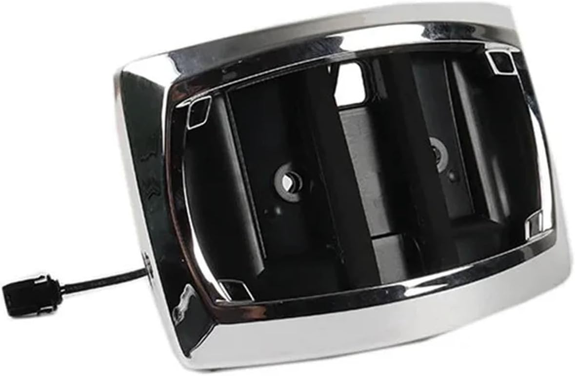 for 2025 Road Glide Street Glide Electra CVO 2024 Motorcycle LED Curved Frame License Plate Relocator (Silver)