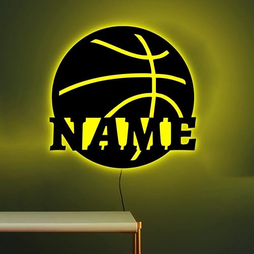 Miniatura 4 de Letrero de neón de baloncesto personalizado, Signo de nombre de baloncesto, Letrero de neón de baloncesto, Letrero de pelota de baloncesto, Letrero