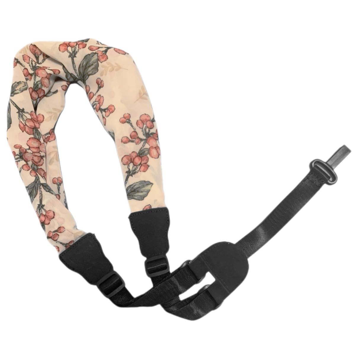 Trssorm Ukulele Strap Scarf Style Adjustable Neck Strap and Ukulele Belt with Hook for Guitar, Yellow, 75