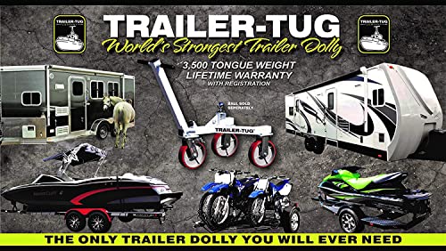 Trailer Tug - 3,500Lb Tongue Weight Trailer Mover For Rv Boat Motorcycle Jetski- World's Greatest Trailer Dolly #TOP4