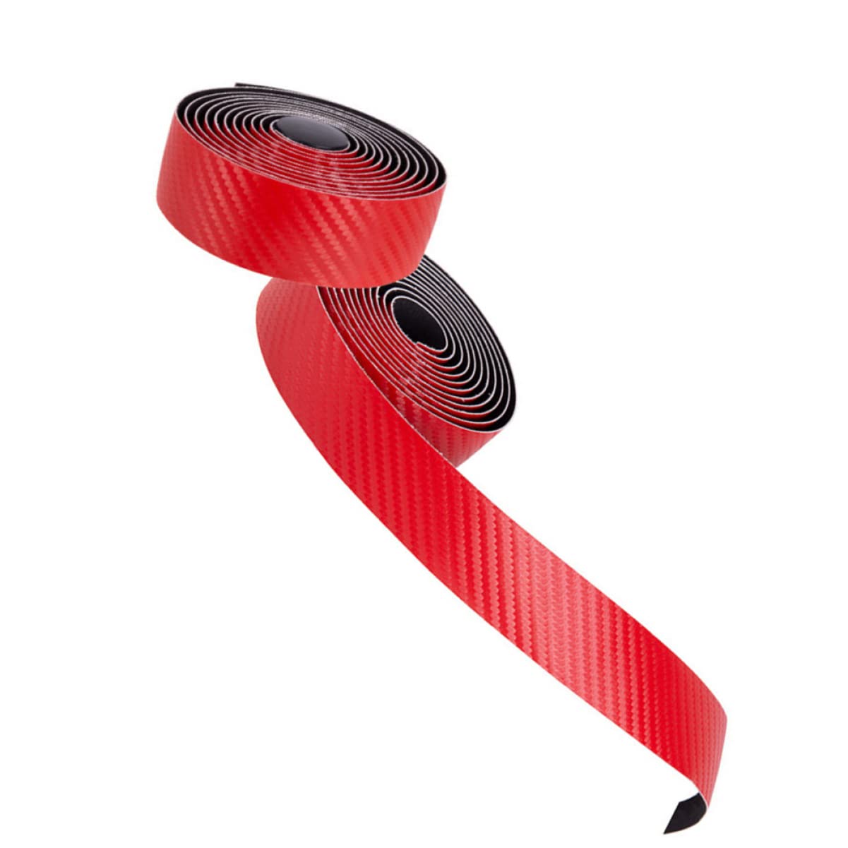 Sosoport 6 Belt Per Manubrio Bici Fibra Di Carbonio Da Antiscivolo e Resistente Per Bici Da Corsa Rosso