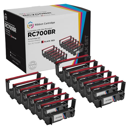 Cinta Compatible LD Products para Star Micronics RC700BR 2 Piezas miniatura 1