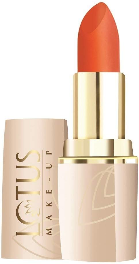 Glamorous Mart - Lotus Makeup Pure Color Moisturising Lip Color, Tangerine 694, 4.2g