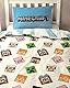 Halantex Minecraft Bett Set Kakteen die rennen Cactus Baumwolle Bettbezug 140x200cm Und Kissenbezug 70x90cm Original