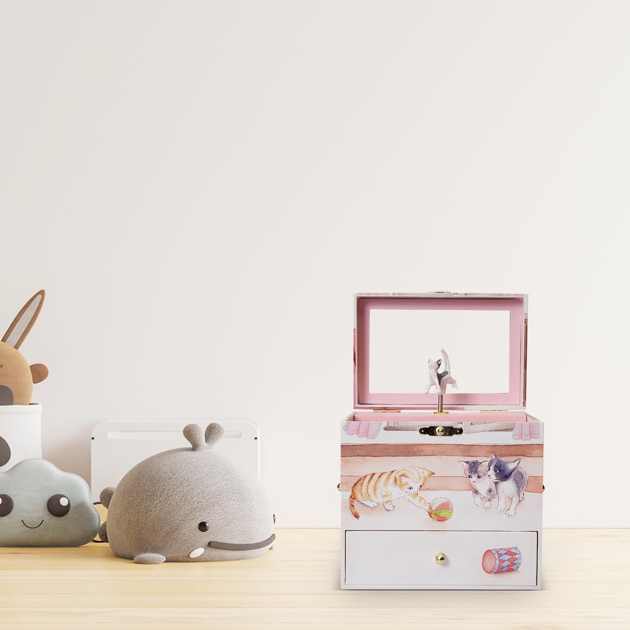 Amazon.com: Enchantmints Curious Kittens Musical Jewelry Box Cat