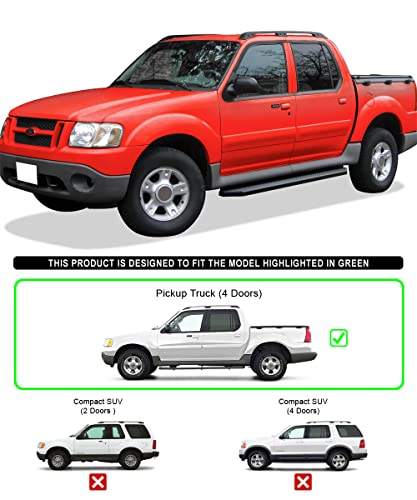 Estribos Running Boards APS para Ford Explorer 2001-2006 miniatura 2