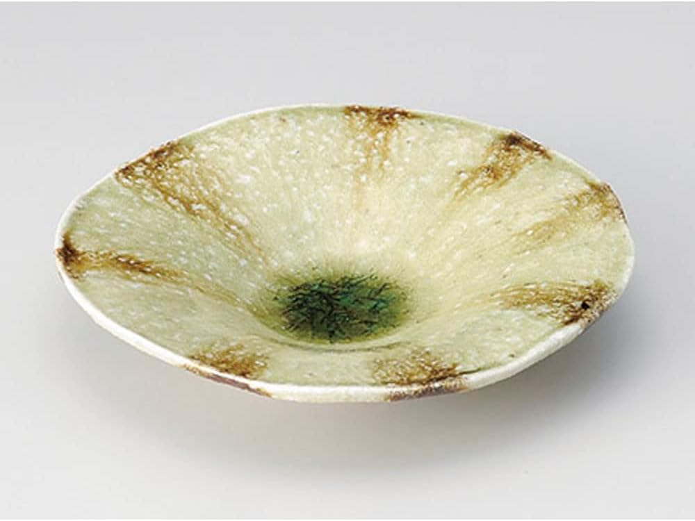山下工芸(Yamashita kogei) Yamasita Craft 52-2-206 Ash Glazed Hand Strainer, 6 Size Dish