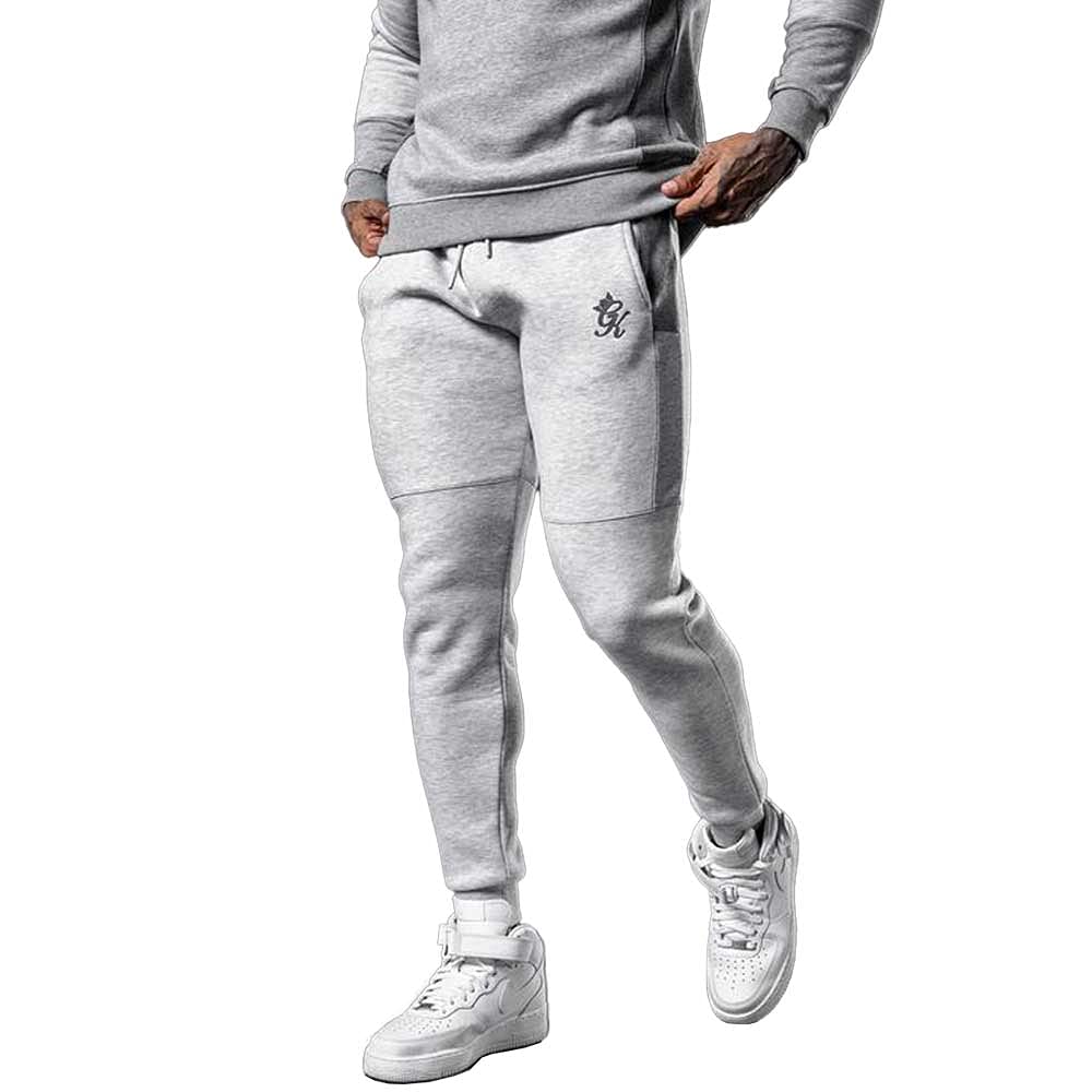 Gym King Minefield Jogger - Snow Marl/Light Grey
