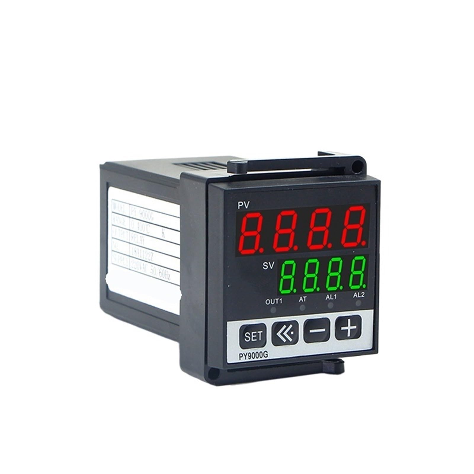 1 Uds PY9000G 48*48mm tipo K entrada única 220V 1200 grados controlador de temperatura PID programable(48x96mm PT100 SSR,220V)