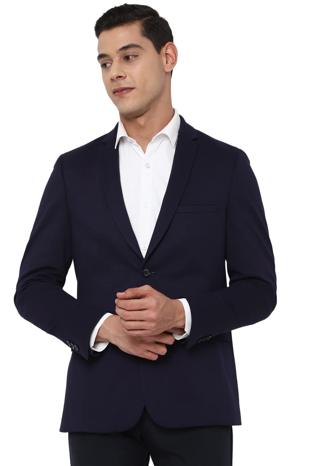 allen solly Men's Navy Blazer Extra Slim-picture-15