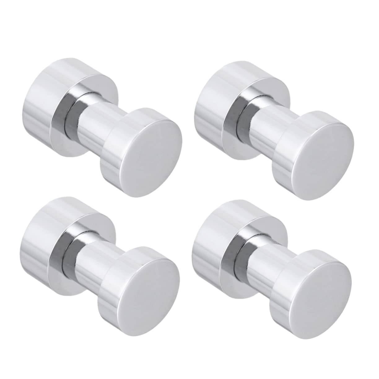 SHINEOFI 4piezas Ganchos Metálicos Para Toallas Unidades Para Baño Con Tornillos Fácil De Instalar Organizador De Hogar