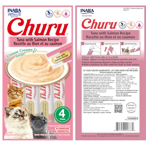 kit Petisco Churu para gatos 6 sabores 4x14g - 6 pacotes