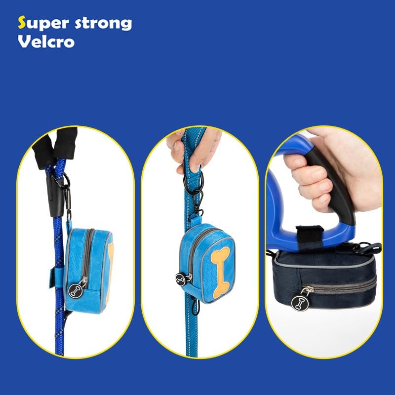 Yutry&lyin Dog Poop Bag Holder, Hands-Free Clip Shovelling Special Waste Bag Pet Waste Bag Dispenser (Dog Bag Not Included) (Blue) - Image 3