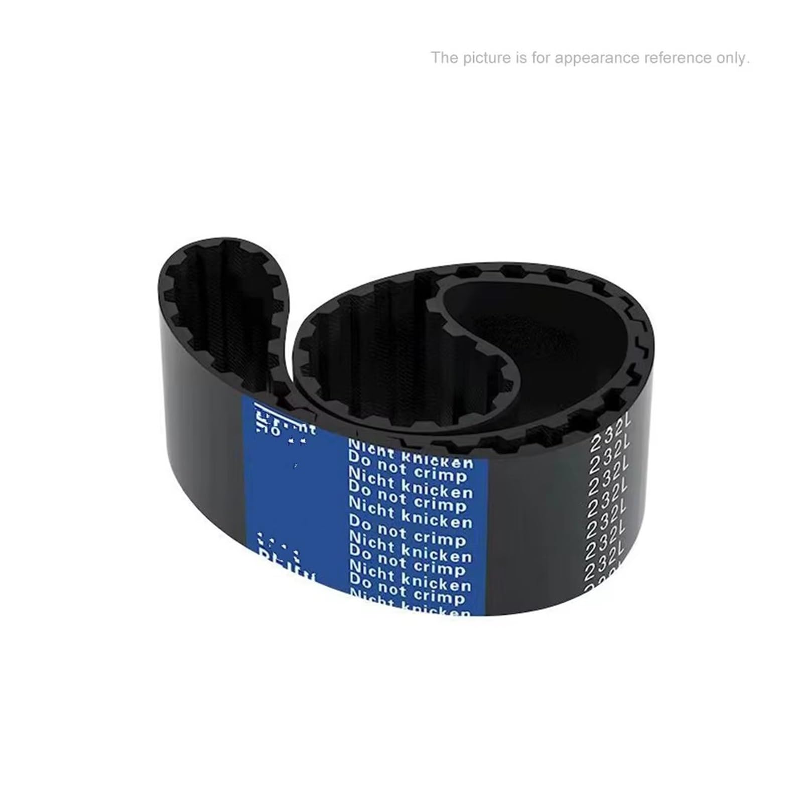 Keilriemen Breite 25/30/38 mm L Gummi-Zahnriemen 86L – 240L 23 Zähne – 64 Zähne Synchronriemen mit geschlossener Schleife Kupplungsriemen(38mm,191L)