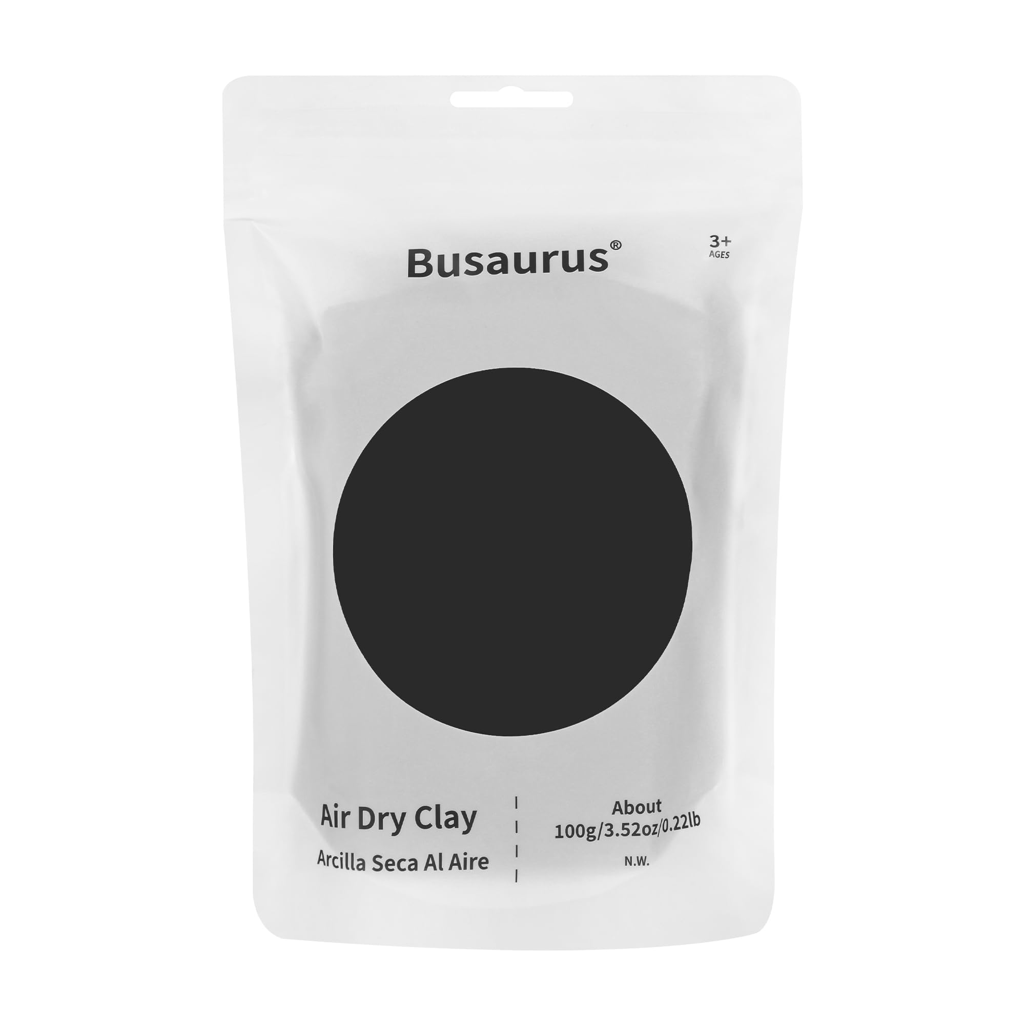 100g Black Air Dry Foam Clay, DIY Magic Model Clay for Kids, Colorful Soft Clays for School Supply, Slime, Art Projects, Cosplay - Non-Sticky - Gifts for Boys & Girls and Adult — image 1