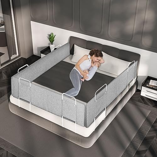Barrera para cama infantil contra caídas nocturnas de niños pequeños XMTECH 7