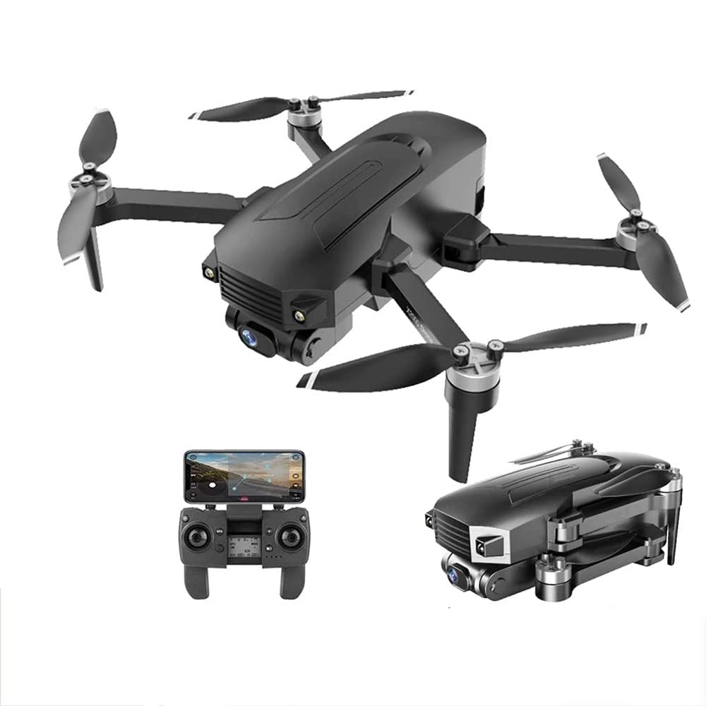 Foldable GPS Drones With 4K Anti-shake Gimbal HD Camera For Adults, Quadcopter With Brushless Motor, 5G FPV Transmission, Follow Me, Auto Return Home, Long Control Range Drone For Beginners
