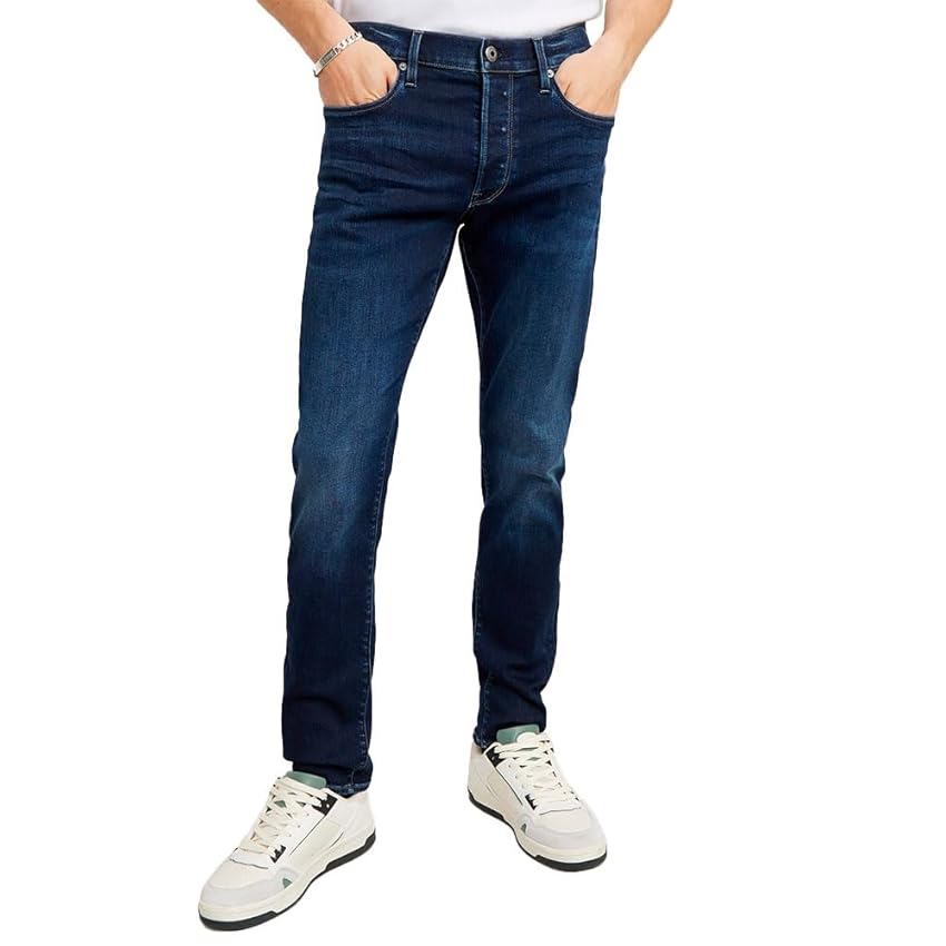 G-STAR 3301 Slim Jeans, Jeans Uomo, Blu (Dk Aged D25742-8968-89), 36W / 34L
