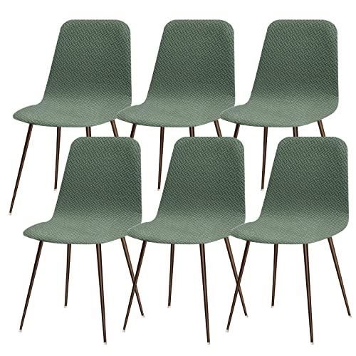 Lydevo Housse de Chaise Scandinave Extensible Lot de 6 Moderne Housse de Chaise de Salle à Manger Lavable Universel Couverture de Chaise de Cuisine Décor de...