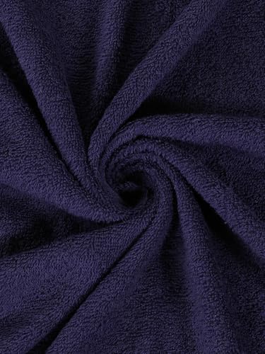 Image of Monte Carlo Essential 100% Cotton Bath Towel | 380 GSM Lightweight & Quick Dry | Soft Absorbent Compact Towel 60x120 cm | Bathroom Towel for Gym, Travel & Daily Use (Jazz) | Peacock Blue