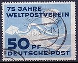 Gestempelt, Beispielabbildung philaseum Briefmarken DDR 1949, Mi. Nr. 242, 75 Jahre Weltpostverein, Gestempelt (Mi. 24,00 EUR)