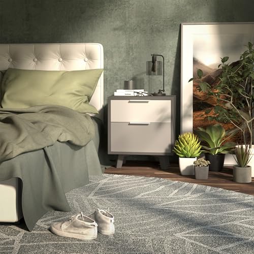 Tiradores de mueble de 280 mm SOTECH Manta Jane blanco Ral 9003 BA 3x80 5
