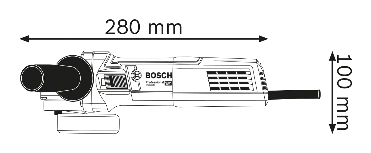 Bosch Azul Bosch Amoladora Angular Gws 880