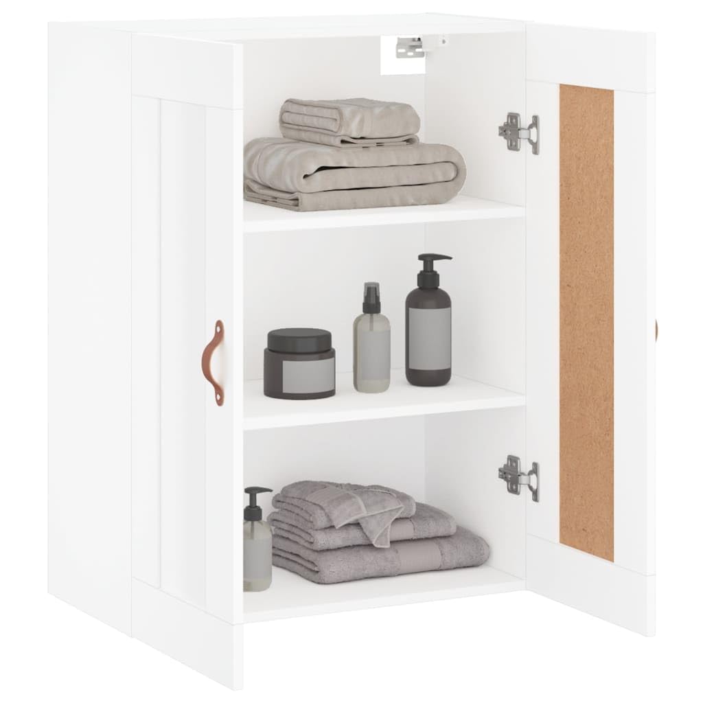 Armario de pared blanco 69,5 x 34 x 90 cm madera armario colgante