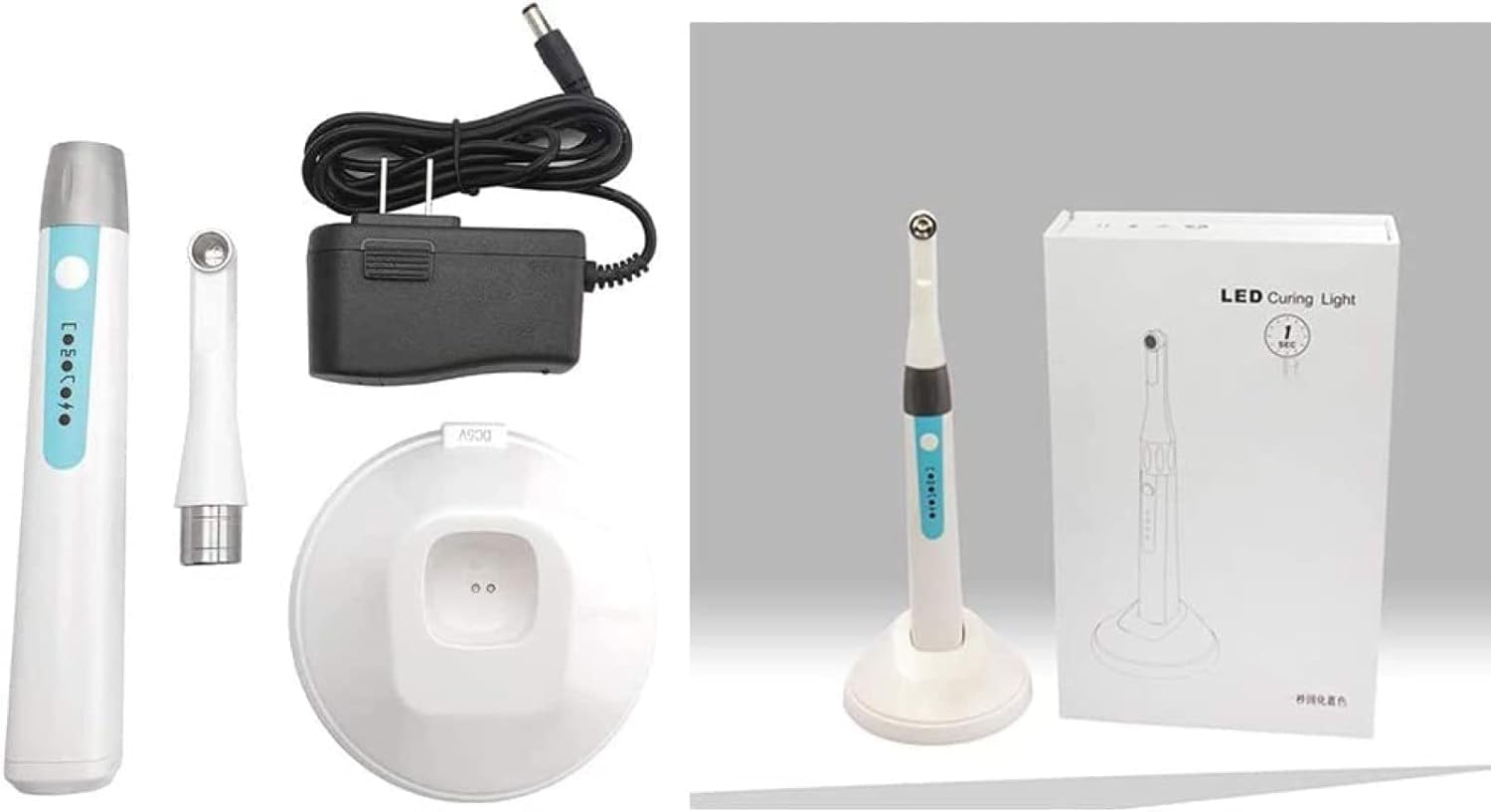 Lampada A LED Senza Fili Dentale, Tre modalità, Compatta E Conveniente10 W 2000-2800 MW Bianco, Fotopolimerizzazione Dentale Ad Alta Potenza in Un Secondo per La Clinica