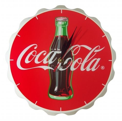 Madera de Coca-Cola contour bottle Crown  Reloj 6404  43